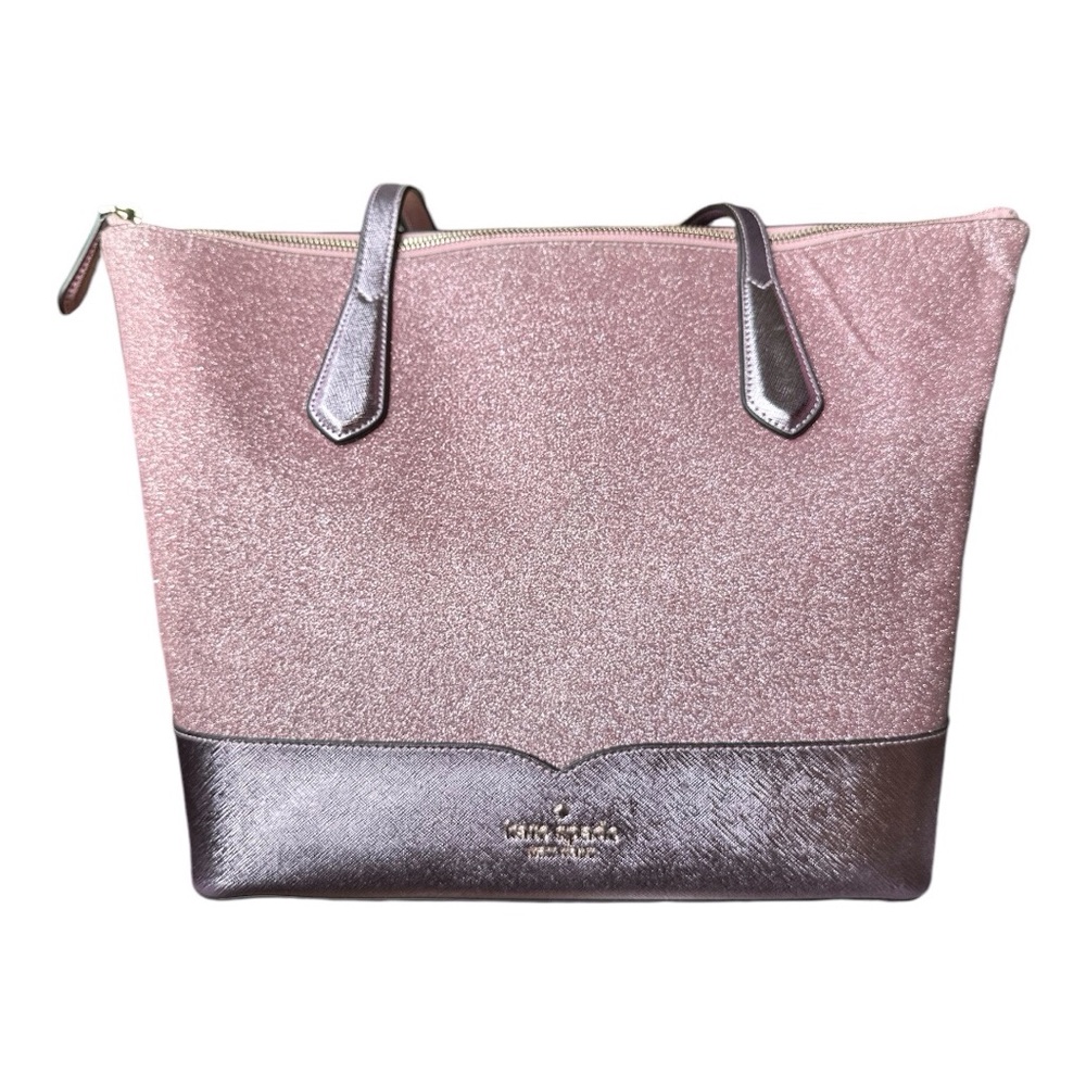Kate Spade Pink Glitter & Metallic Tote